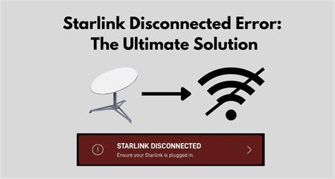 How to Fix Starlink Disconnected Error