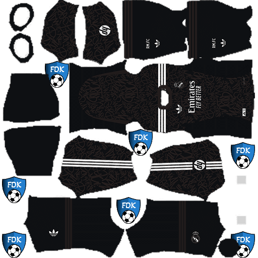 Real Madrid kits 24-2025 For Dream League Soccer 2025